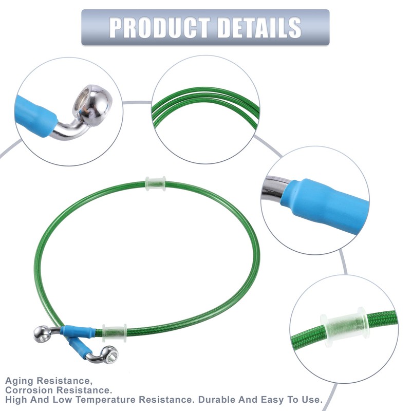 X AUTOHAUX Car Hydraulic Brake Pipe Oil Hose Pipe Fitting