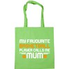 Hippowarehouse My favorite player calls me mum basketball Tote Shopping Gym Beach Bag 42cm x38cm, 10 litres
