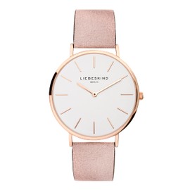 Liebeskind Berlin Ladies’ Analogue Quartz Watch 38 mm, Rosa-ip rose gold.