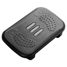 Kezidhp Ergonomic Under Desk Footrest with Massage Function - Non-Slip Footrest for Leg, Knee and Back Pain - Practical for Home Office, Office & Travel