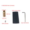 10Pcs 6 Gauge Wire Connectors,Copper 80A 6 AWG Butt Splice