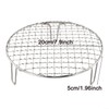 Round Cooling Rack, Portable Stainless Steel Cooking Grate BBQ Grill