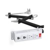 JACEPFY Drawer Outlet with USB-C 20W PD Fast Charging, Flush-Mount