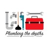 CafePress Plumbing The Depths 5.5" Round Car Magnet Magnetic Bumper