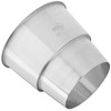Mercer Culinary Shake Collar, 4.44 Inch Top Diameter, Stainless