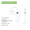 Genius® Q uPVC Universal Window Handle Inline Locking Espag Double