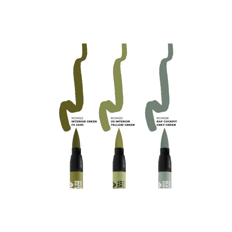 AK Real Colors Marker Set RCM109 WWII Allied Aircraft Cockpit