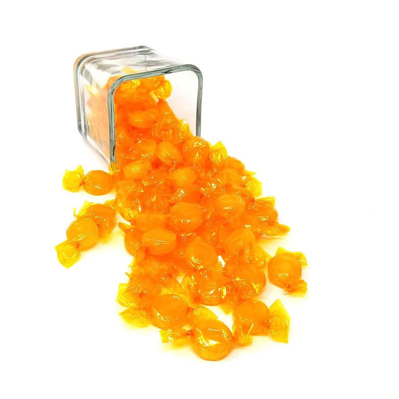 CrazyOutlet Butterscotch Disks Hard Candy, Individually Wrapped Retro Candy Bulk,