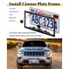 BGGTMO Mountain License Plate Frames- Gray on Black Mountain Raised,