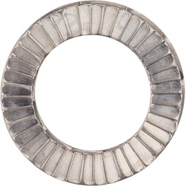 Kitaco 0900-090-12003 Nord-Lock Washer, Standard/Stainless Steel, M10, 0.6 x 0.8 inches (16 x 2.2 mm), Sold as 1 Piece