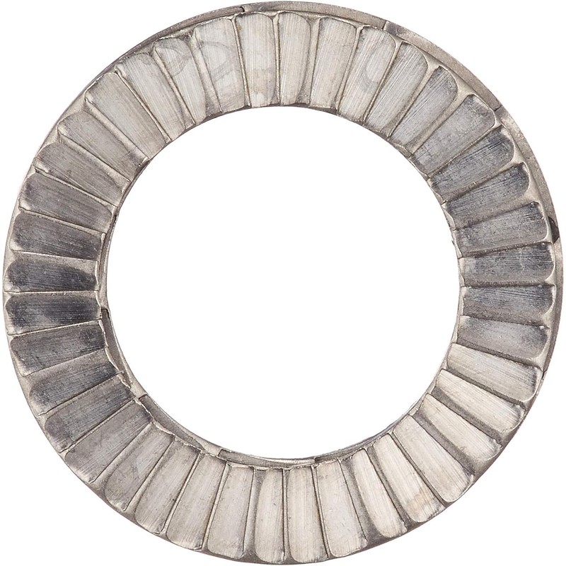 Kitaco 0900-090-12003 Nord-Lock Washer, Standard/Stainless Steel, M10, 0.6 x 0.8