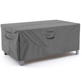 Vailge Rectangular/Oval Patio Table Cover, Heavy Duty Waterproof Outdoor Lawn Patio Furniture Covers, X-Large Grey