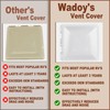 Wadoy 13 x 13 inch RV Camper Vent Cover/Lid Comaptible