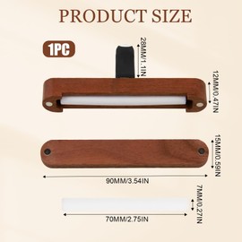 Auto Lufterfrischer - Hochwertigem Walnussholz, Eleganter Duftspender fürs Auto, für Fahrspaß und Wohlbefinden - Autozubehör Innenraum, Vent Diffusor