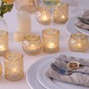 NITIME 36 Pcs Assorted Gold Votive Candle Holders, Tea Light
