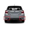 2x Red Lens Rear Bumper Reflector LED Fog Tail Stop
