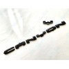 GMC OVERLAY 1PC Gloss Black Rear Tailgate Canyon Letter Emblem