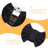 Holibanna Shoe Accessories Black Bow Knot Shoe Clip: Bowknot Shoe