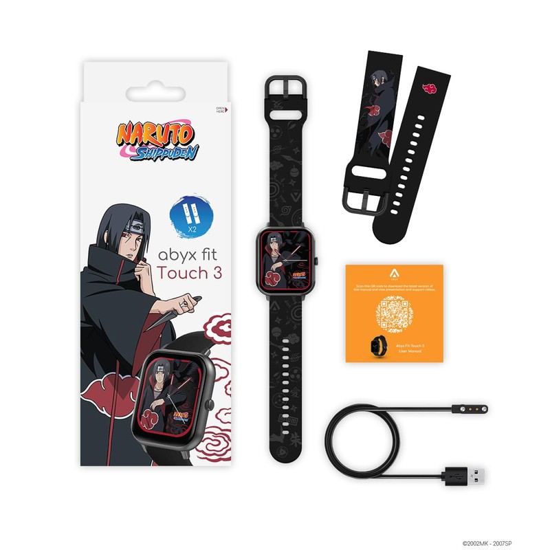 Abyx Fit Touch 3 Naruto Edition Smartwatch - 1123 Modes,