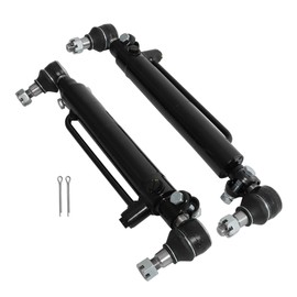 WFLNHB Replacement for Case Backhoe Loaders 580C 580D 586D 2Pcs Power Steering Cylinder D128454, D84800, A137503, A37509, 234466A1, 234447A1, A37859