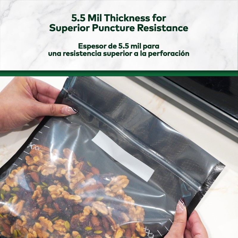 Stash Proof 11" x 12" Recloseable Zip Storage Vacuum Seal