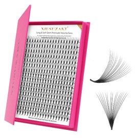 XIUSUZAKI XIUSUZAKI Premade Fans Eyelash Extensions 16D Volume Lash Extensions 0.05 Thickness Eyelash Extension C Curl Premade Lash Fans Mix 9-16mm Fluffy Soft Handmade Lash Fan(16D-0.05-C,9-16mm)