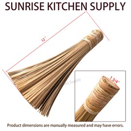 Bamboo Wok Brush (12")