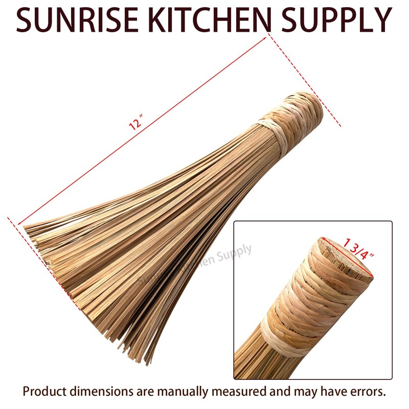 Bamboo Wok Brush (12")