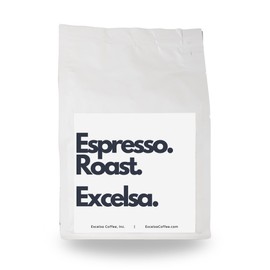 Excelsa Coffee – 12 oz Whole Bean Espresso Roast – Bold, Rich, Naturally Lower-Caffeinated – Pesticide-Free, Single Origin, Roasted for Espresso Lovers