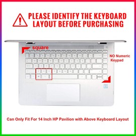 WYGCH Silicone Keyboard Cover for HP 14" Laptop 2020 2019 2018,Pavilion x360 14M-BA 14M-CD 14M-DH 14-BA 14-BF 14-cm 14-CF 14-DF 14-DK 14-DS 14-DQ Series 14 Inch Protective Skin,Lovely Bears