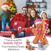 Pink Gingerbread Night Light, Christmas Pink Gingerbread Man Night Light