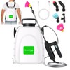 Battery Powered Sprayer 3.18 Gallon,Powerful Electric Sprayer with 5 Mist