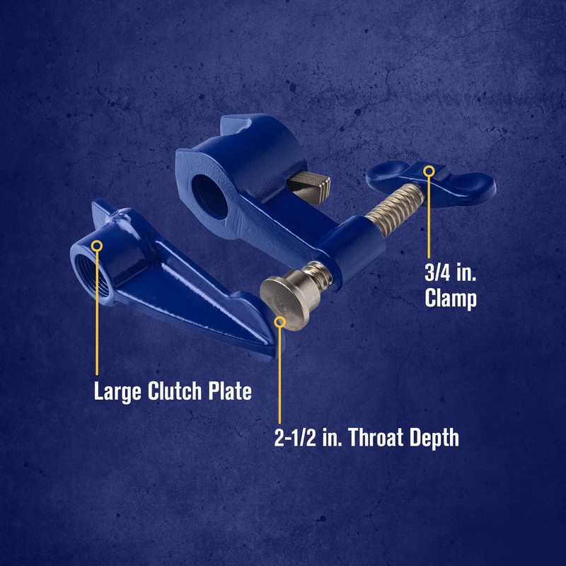 Irwin Industrial Tools 2024100 3/4-Inch Deep Throat Pipe Clamp