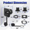 CTcar Bulkhead Connector Kit for Garmin LiveScope Plus LVS34/LVS62 -