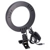 16cm LED USB Circle Light RGB Fill Light with Clamp