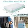 YOUR MOON Memory Foam Pillows for Travel, Small Compressible Camping