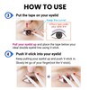 D-UP Invisible Double Eyelid Tape for Hooded Eyes, Waterproof Eyelid