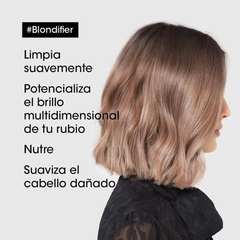 Shampoo L'oréal Blondifier Gloss Para Cabello Rubio 500 Ml