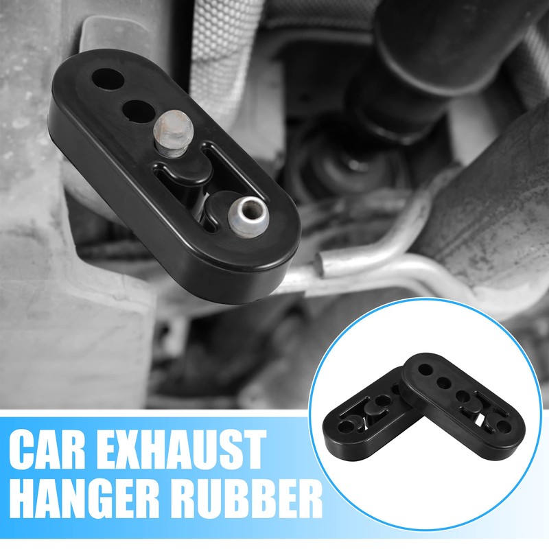 A ABSOPRO Exhaust Bracket Rubber with 4 Hole Silencer Holder