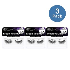 assorted Ardell Mega Volume False Eyelashes 257 Style 3 Pack New