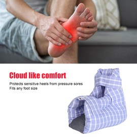 Heel Protector Cushion, Comfortable Cotton Heel Cushion Protector Pillow, Adjustable Foot Support Pillow for Heel, Bedsores, Pressure Ulcers, Bedridden