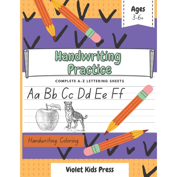 Handwriting Practice: Complete A-Z Lettering Sheets