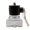 U.S. Solid Stainless Steel Electric Solenoid Valve 110VAC Normally Closed