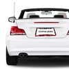 Anime License Plate Frame 12.2x6.3inch 2Pcs Set Cartoon License Plate