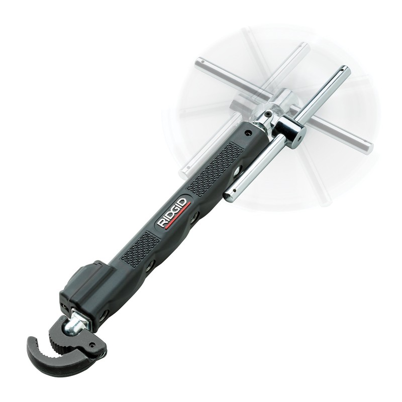 RIDGID 46753 Model 2017 Telescoping Basin Wrench with LED Light,