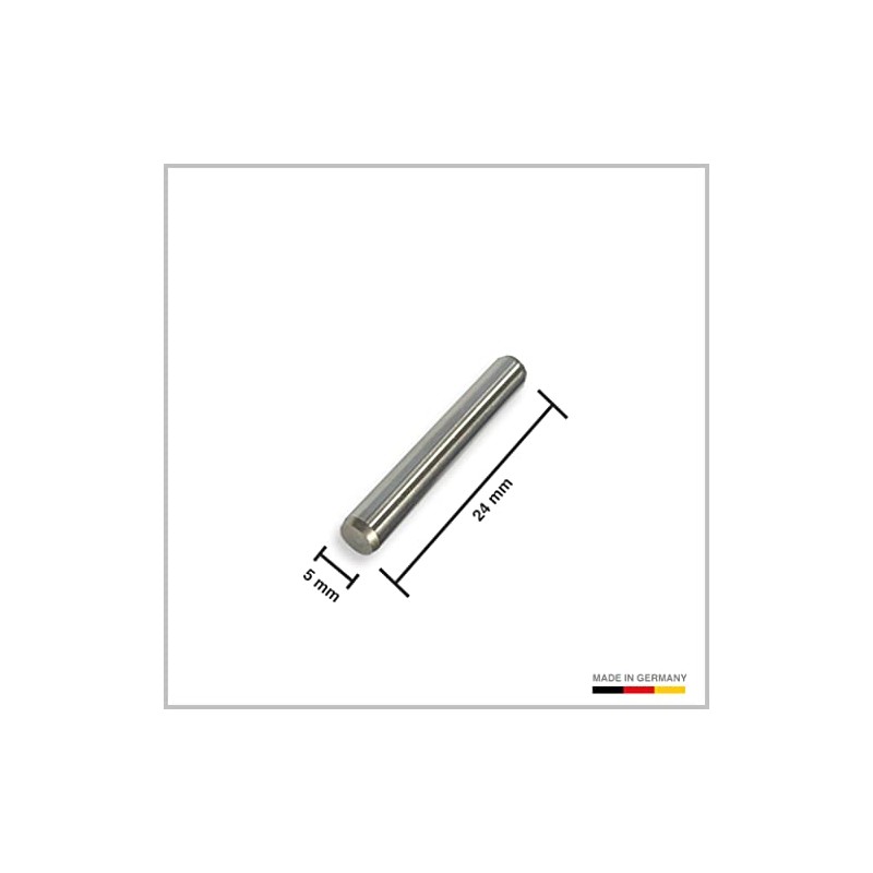Pack of 40 Diameter 5 mm Stainless Steel Shelf Brackets