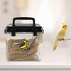 Bird Seed Storage Container Clear Bird Seed Container5Ib Indestructible Bird