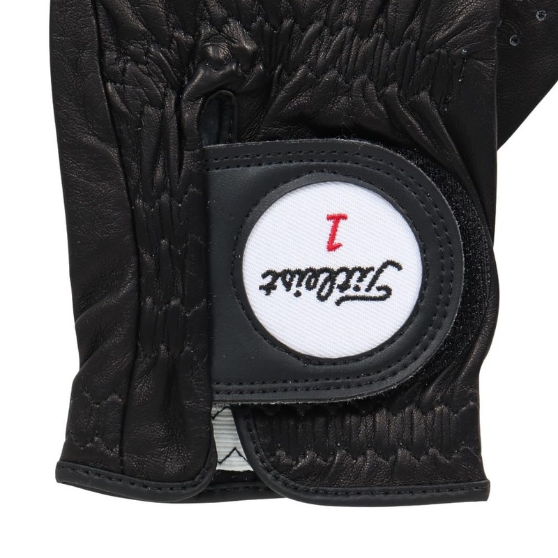 TITLEIST Professional Golf Gloves TG73BK-22 BK Black Left Hand 22cm