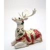 Wlemyr Cosmos Gifts 10678 Fine Ceramic Hand Painted Christmas White
