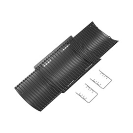 23" to 34" Adjustable Ash pan with 2 Fire Hanger for Chargriller 1224, 1324, 2121, 2222, 2727 2828 2929 Charcoal Grill, Charbroil 17302056, 19302056, for Oklahoma Joe, Royal Gourmet Charcoal Grills
